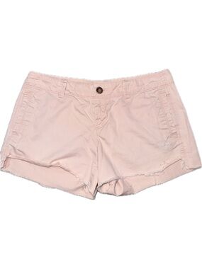 Old Navy Pale Blush Frayed Hem Jean Shorts